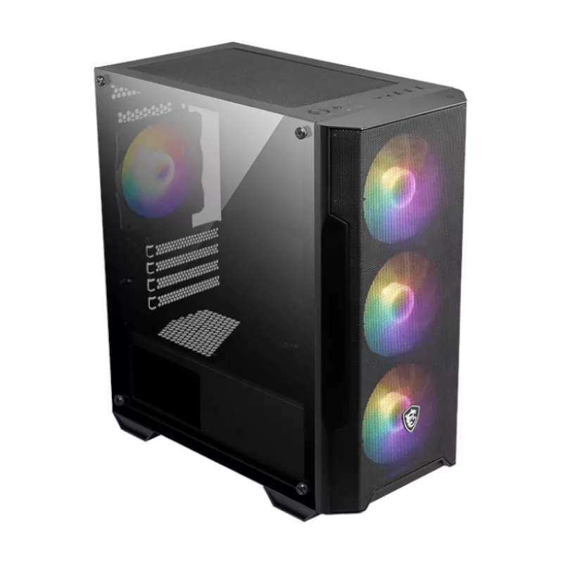 MSI MAG Forge M100A Micro Tower Black PC Case