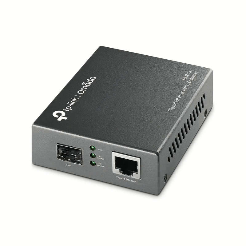 TP-Link MC220L Gigabit SFP Media Converter 1000 Mbits Multi-Mode and Single-Mode Black