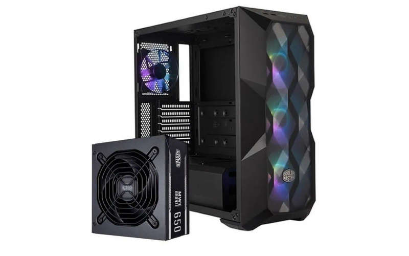 Cooler Master Masterbox TD500 Diamond Cut PC Case Black