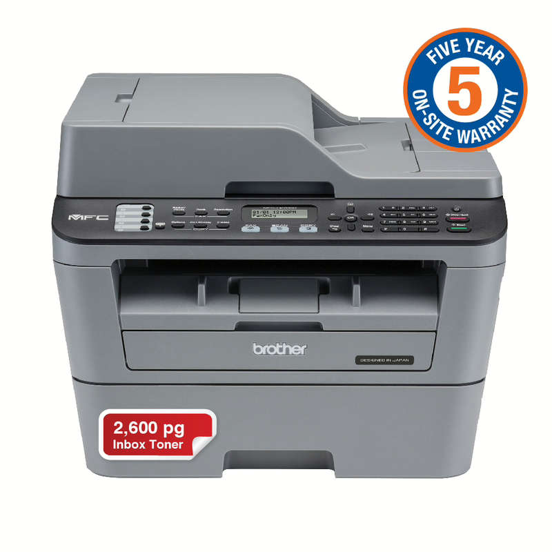 Brother Mid-Range Mono Laser MFC with Duplex printing and wired and wireless printing capabilitie...