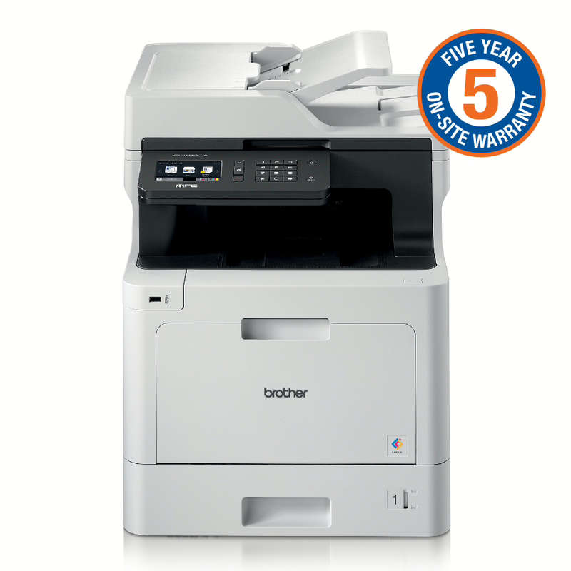 Brother High Speed Colour Laser Full Duplex MFC with wired and wireless printing capabilities (5Y...