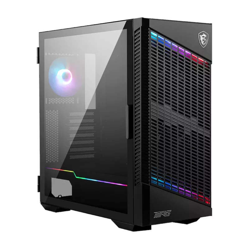 MSI MPG Velox 100P Airflow Mid Tower Gaming PC Case
