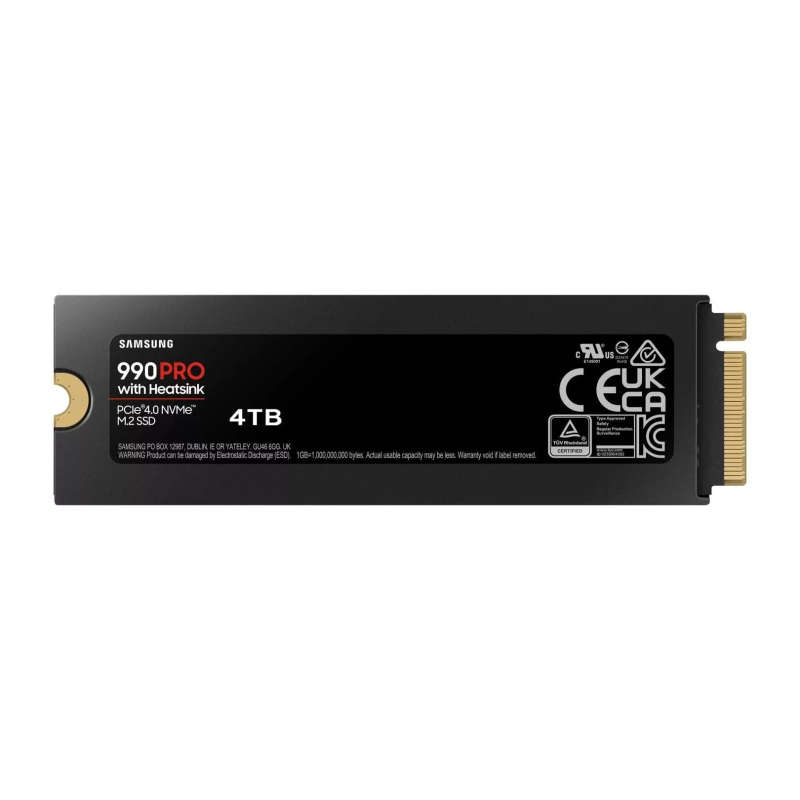Samsung 990 Pro M.2 4TB PCI Express 4.0 V-NAND TLC NVMe Internal SSD
