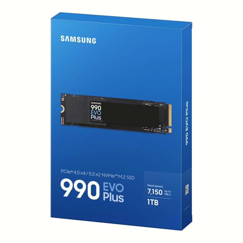 Samsung 990 EVO Plus 1TB M.2 PCIe 4.0 NVMe Internal SSD