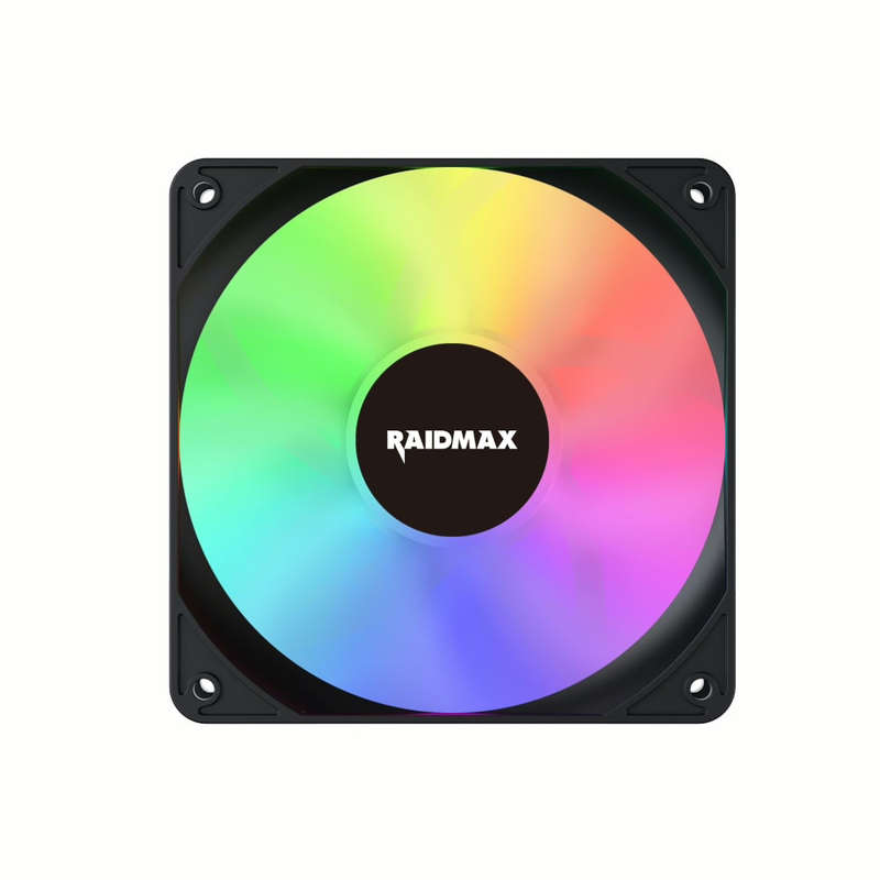Raidmax NVX120FBDC4 120mm 3pin ARGB 4in1 Fan - Black