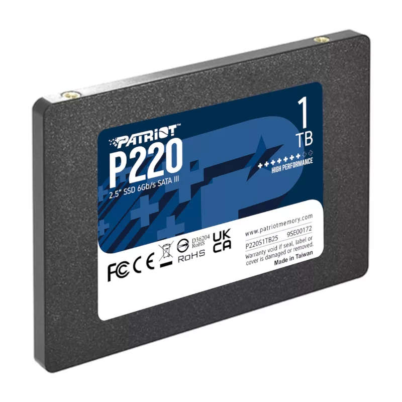 Patriot Memory P220 2.5-inch 1TB Serial ATA III Internal SSD 