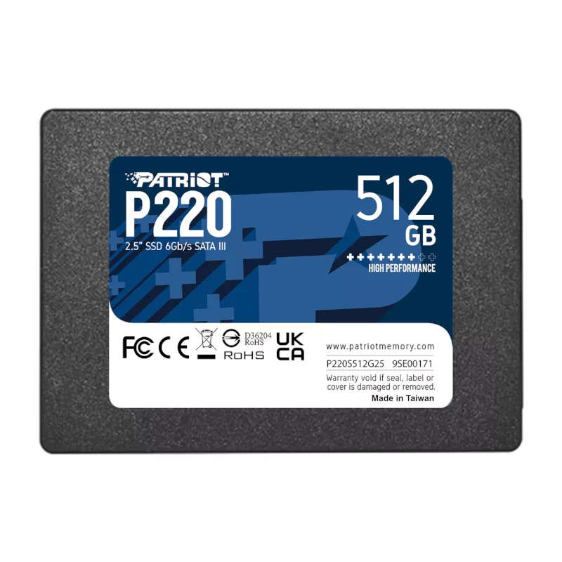 Patriot Memory P220 2.5-inch 512GB Serial ATA III Internal SSD 