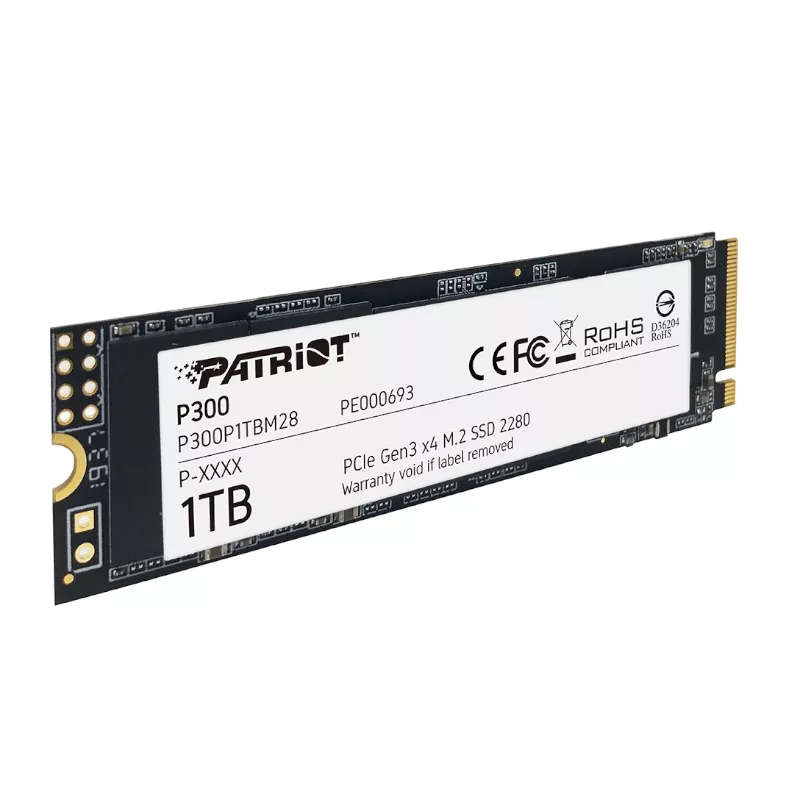 Patriot P300 M.2 1TB PCIe 3.0 NVMe Internal SSD