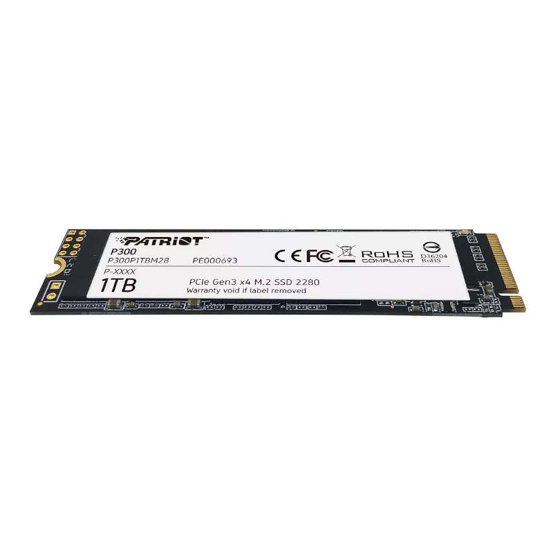 Patriot P300 M.2 1TB PCIe 3.0 NVMe Internal SSD