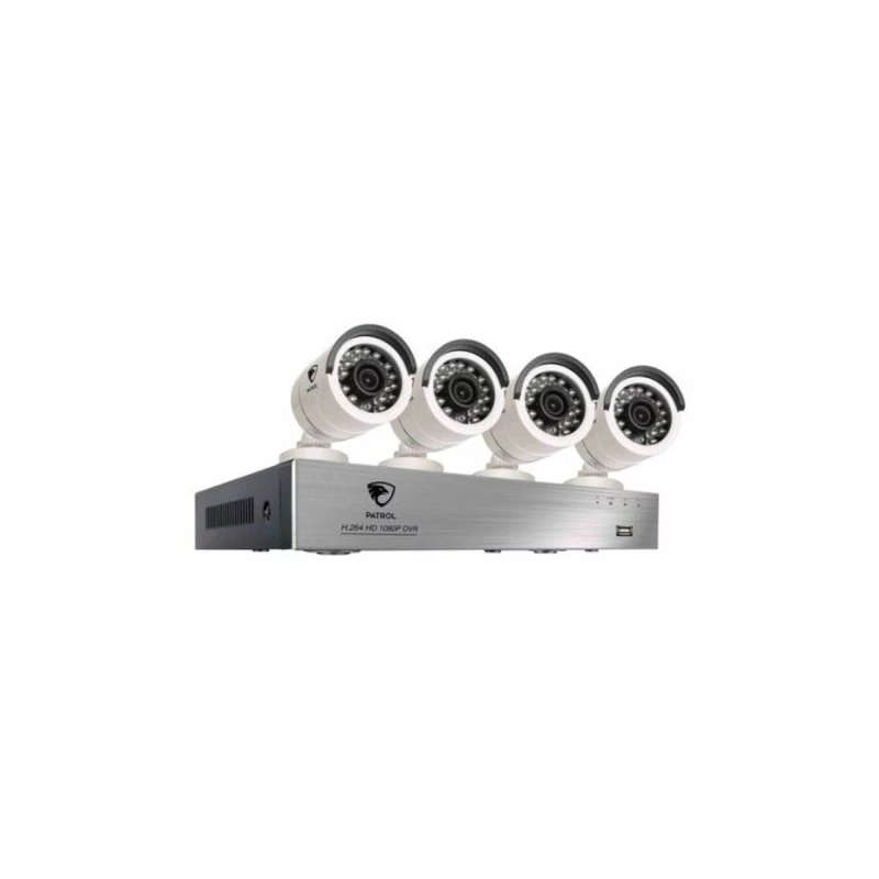 Patrol 1080P 8 Channel 4 x Bullet Camera DVR Kit 