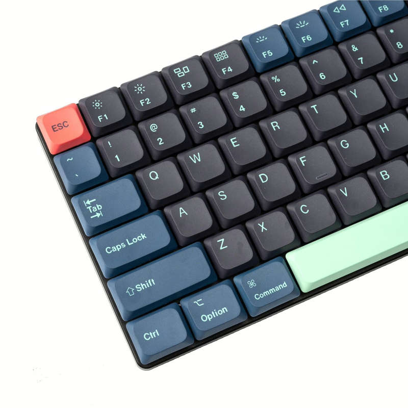 Keychron Low Profile Dye-Sub PBT LSA Full Set Keycap Set  Hacker Edition (133 Keys, PBT, Low P...