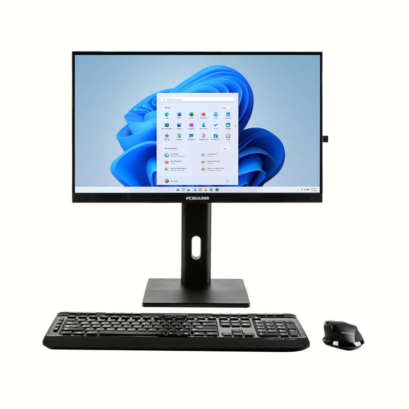 PCBuilder FUSION 24 Intel Celeron G6900 Windows 11 AiO Desktop PC