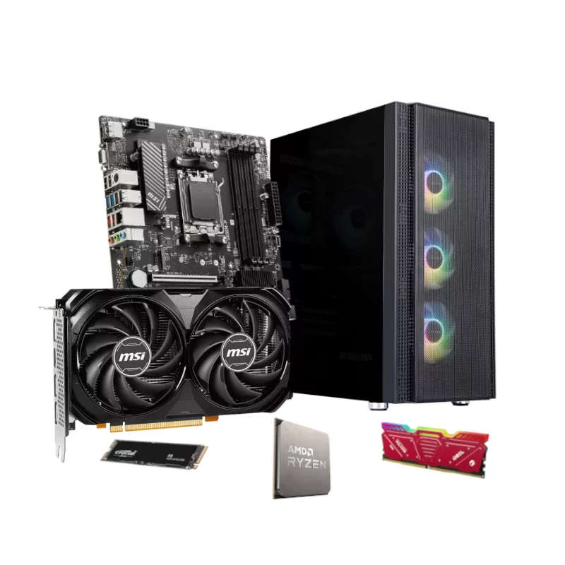 PCBuilder AMD Ryzen 5 7600 SPECIALIST Windows 11 Gaming PC