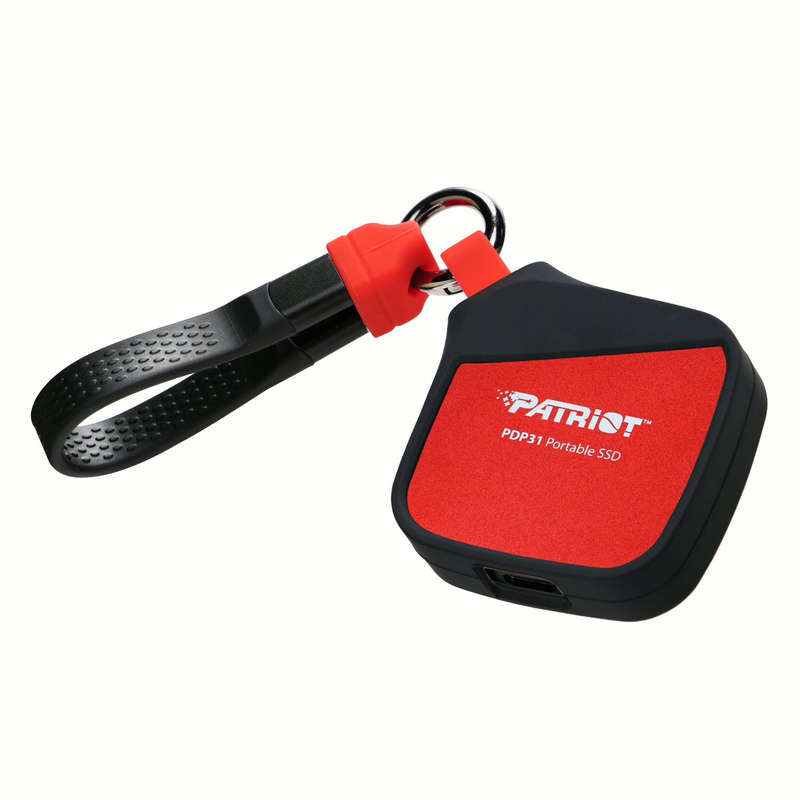 Patriot PDP31 500GB Type-C Portable SSD - Red / Black
