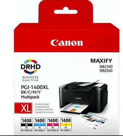 Canon PGI-1400XL C/M/Y/BK ink Cartridge MultiPack