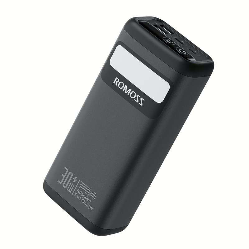 Romoss PMT30 30000mAh 30W Fast Charge Power Bank  Black