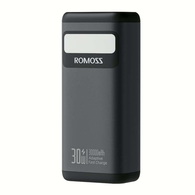 Romoss PMT30 30000mAh 30W Fast Charge Power Bank  Black