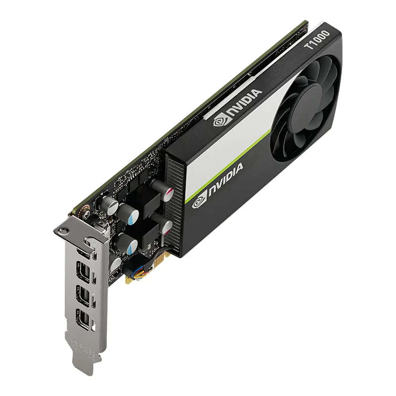 PNY Nvidia Quadro T1000 PCI-Express 3.0 x16 ; LP; 8 GB GDDR6 128-bit; 4x MiniDP 1.4 : LOW ProFILE...