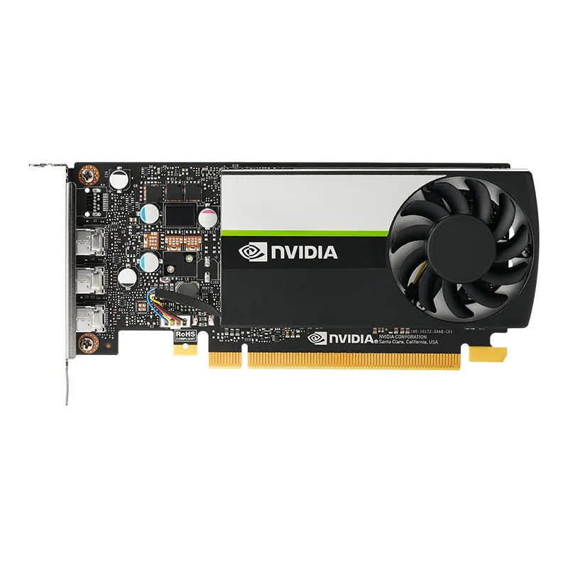 PNY Nvidia Quadro T400 PCI-Express 3.0 x16 ; 4 GB GDDR6 64-bit; 3x MiniDP 1.4 ; LOW ProFILE; 30W