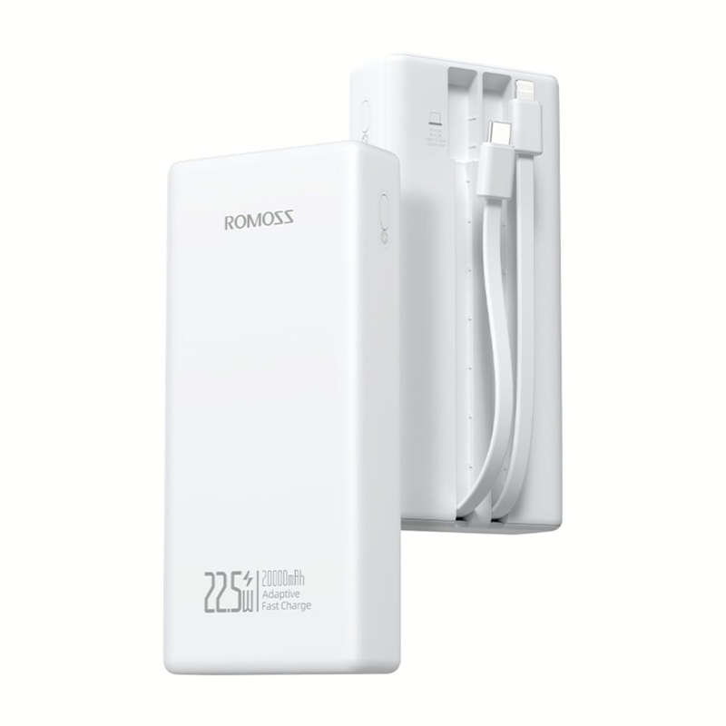Romoss PRC20 20000mAh 22.5W Fast Charge Power Bank  White