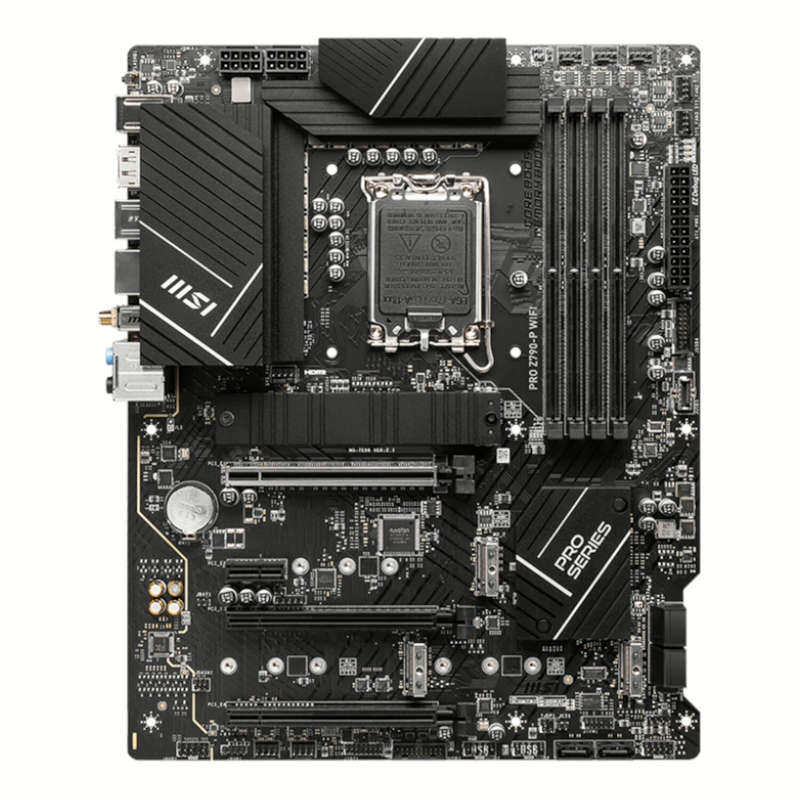 MSI PRO Z790-P WIFI Motherboard  Intel Z790, Wi-Fi 6E, DDR5, ATX