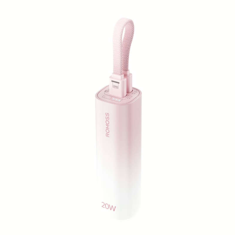 Romoss PSC05 5000mAh 20W Mini Power Bank  Pink