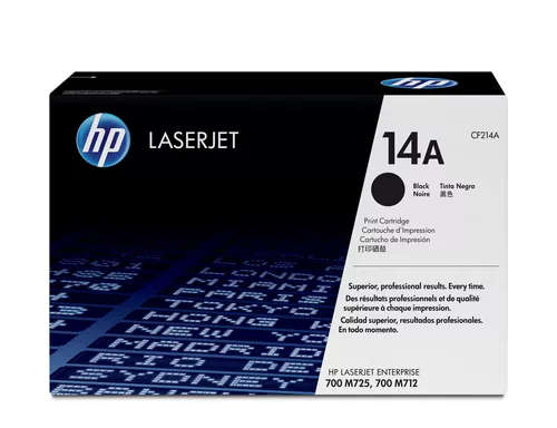 HP 14A Black Toner Cartridge 10,000 Pages Original CF214A Single-pack
