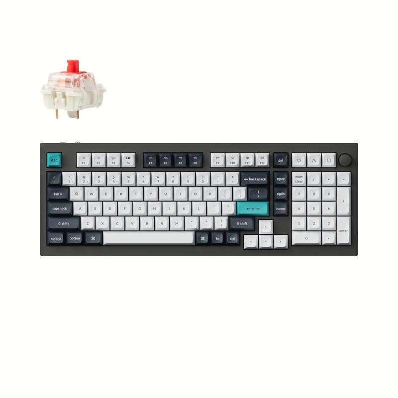 Keychron Q5M-M1 QMK/VIA Wireless Custom Keyboard - Black