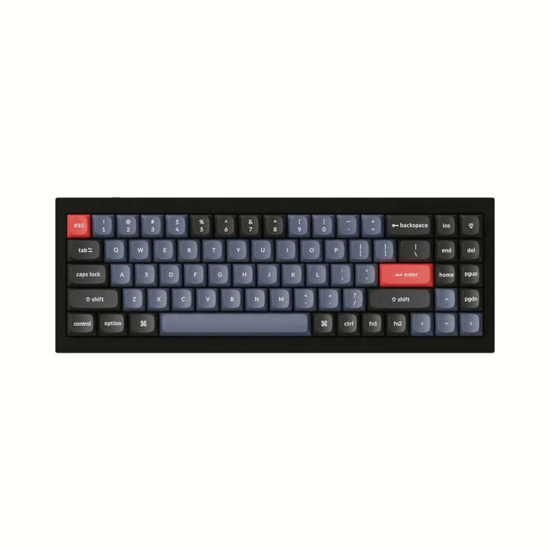 Keychron Q7 70% Red G Pro Switches Aluminium RGB Wired Keyboard - Black