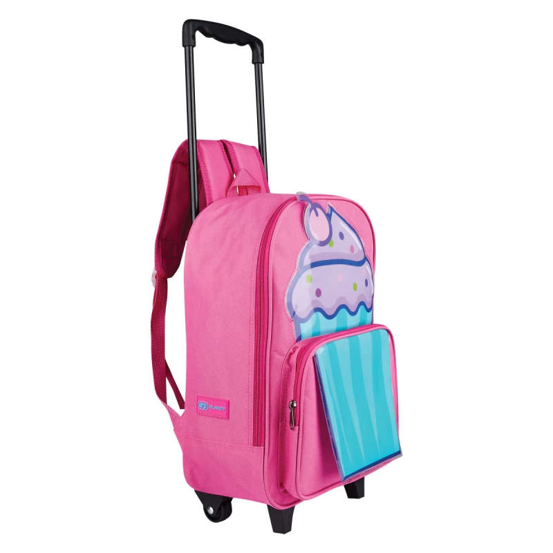 Quest Cupcake Trolley Backpack Pink