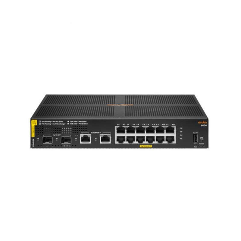 HPE Aruba 6000 12G Class4 PoE 2G/2SFP 139W Switch