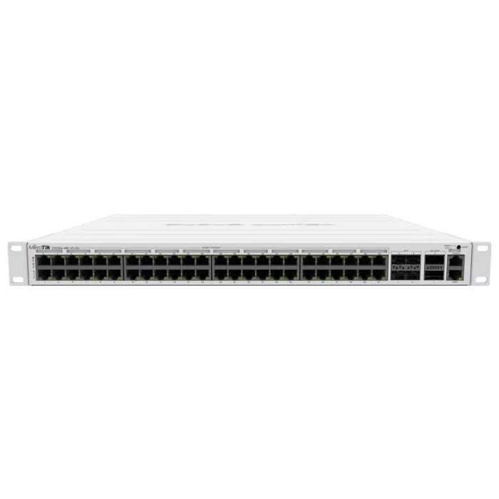 Mikrotik Cloud Router Switch 48 Port Gigabit PoE 4 SFP+ 2 QSFP+ 700W | CRS354-48P-4S+2Q+RM