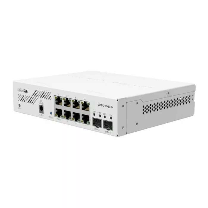 Mikrotik SwOS Cloud Switch 8 Port Gigabit 2SFP+ PoE input | CSS610-8G-2S+in
