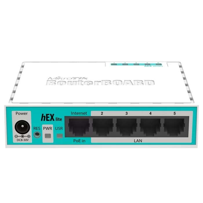 MikroTik hEX Lite 5-port Ethernet Desktop Router