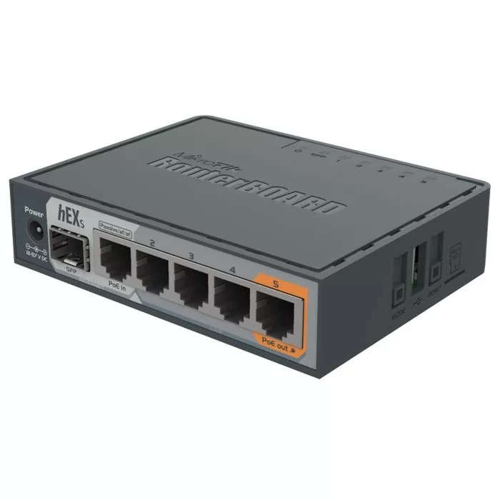 Mikrotik hEX S 5 Port Gigabit 1SFP Desktop Router| RB760iGS