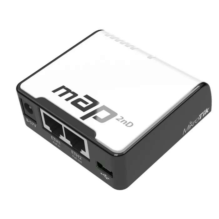 MikroTik mAP 2.4GHz 1.2dBi USB PoE WiFi AP