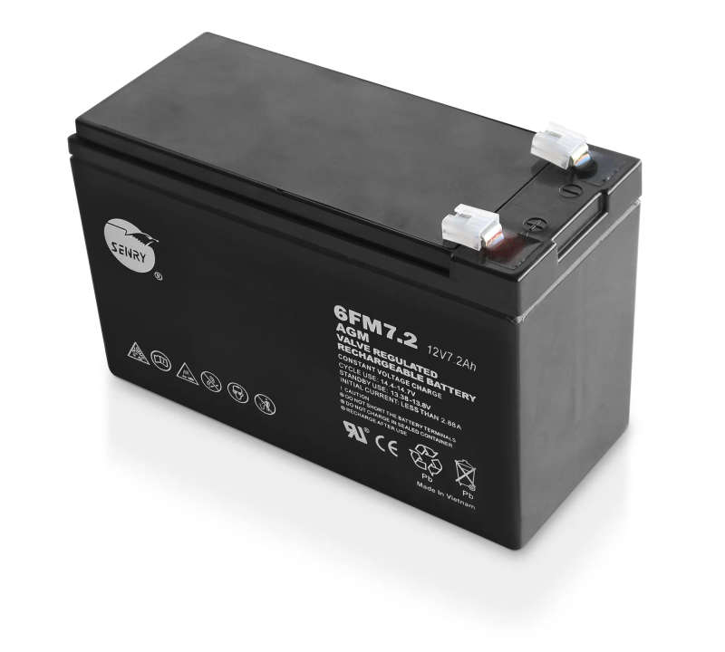 RCT SENRY 12V DC 7Ah Rechargerable Sealed AGM Battery
