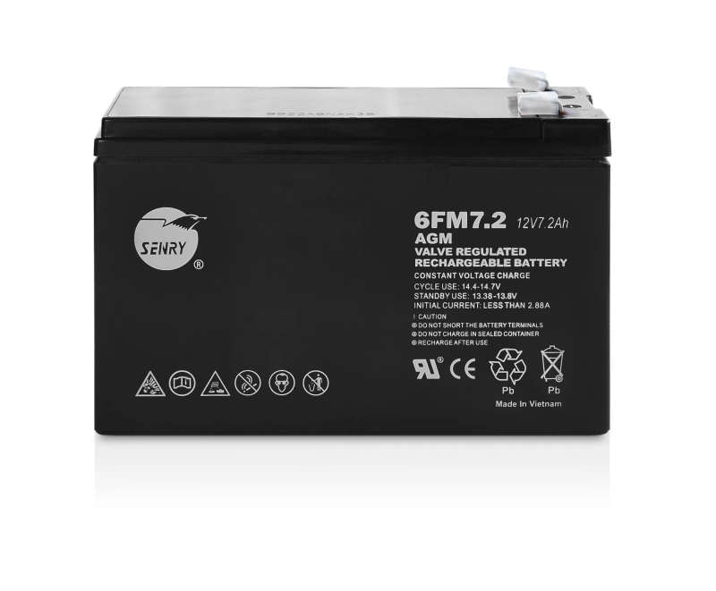 RCT SENRY 12V DC 7Ah Rechargerable Sealed AGM Battery