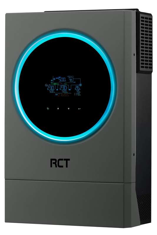 RCT infiniSolar V4 5.6K 5600VA/5600W Grid Tied inverter Charger; 48V 6000W PV Open PV 500V DC WIFI