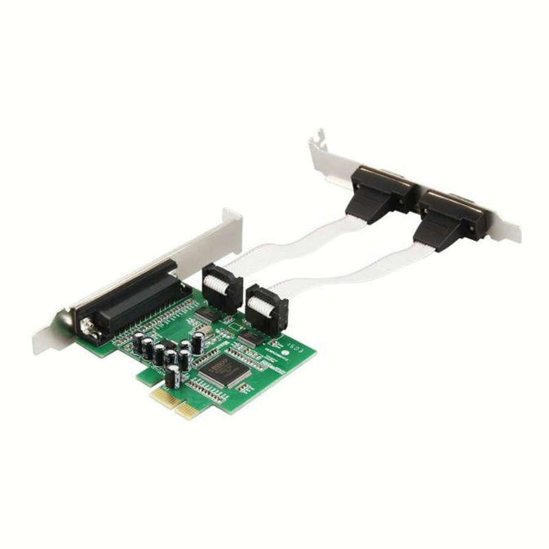 RCT PCE9910-2S1P PCIe 1-port ECP/EPP Parallel Adapter Card