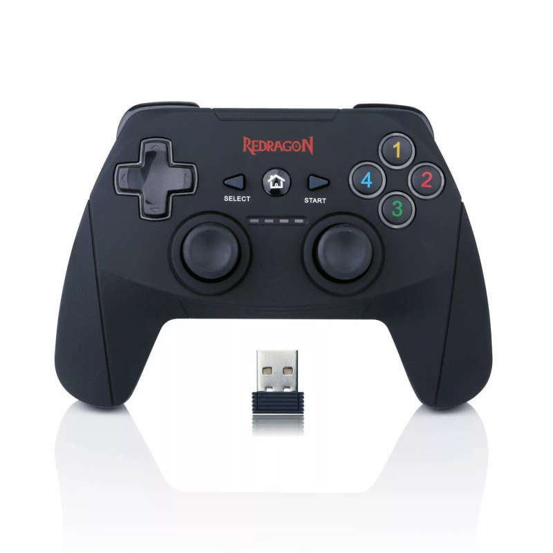 Redragon Harrow Wireless X/D-input(Digital/Analog) PC Controller Black