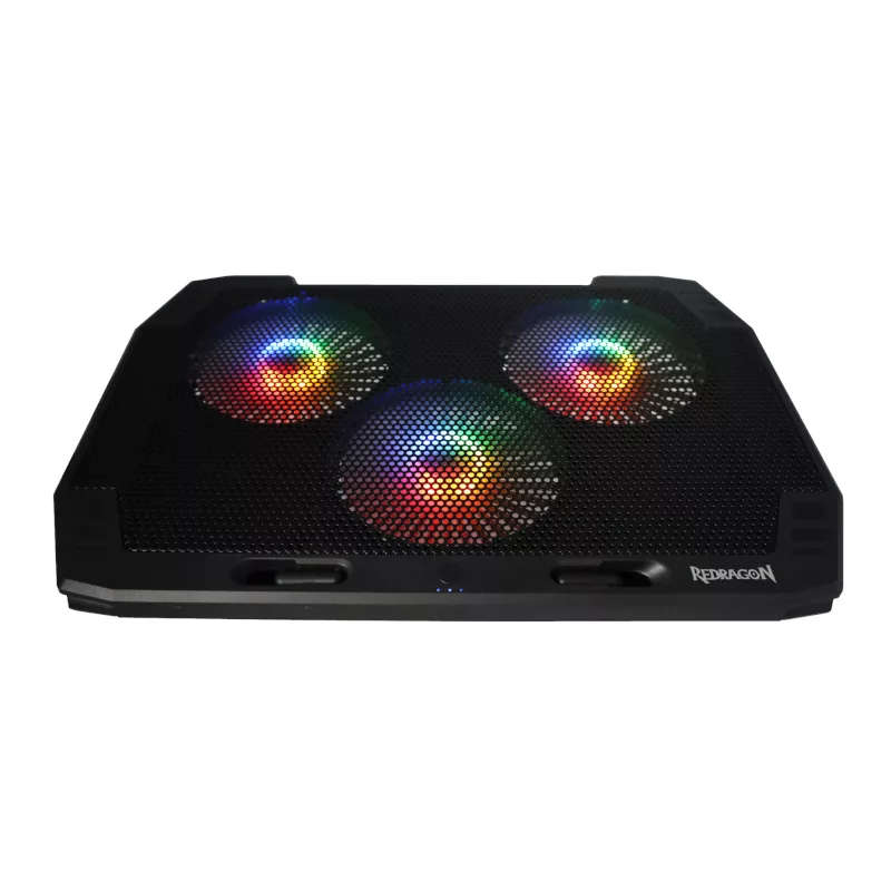 Redragon GCP511 Dual USB 3-fan RGB Gaming Notebook Stand