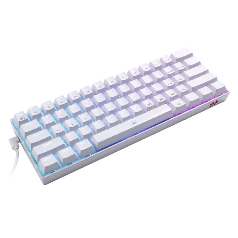 Redragon K630 Dragonborn RGB 67-Key Design Wired Mechanical Gaming Keyboard White Edition