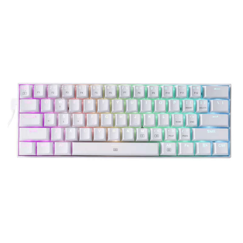 Redragon K630 Dragonborn RGB 67-Key Design Wired Mechanical Gaming Keyboard White Edition