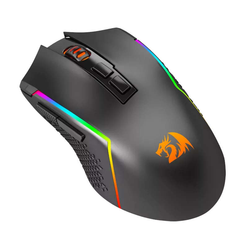 Redragon Trident Pro 8000DPI RGB Gaming Mouse - Black