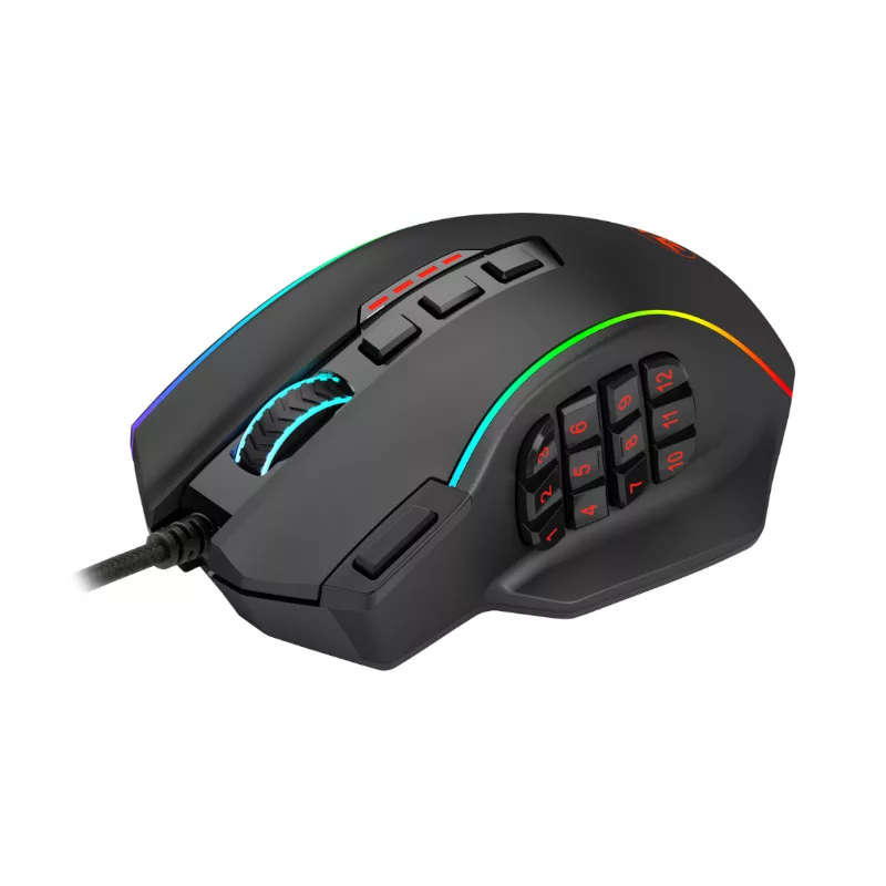Redragon Perdiction 4 MMO Ergo Gaming Mouse Black