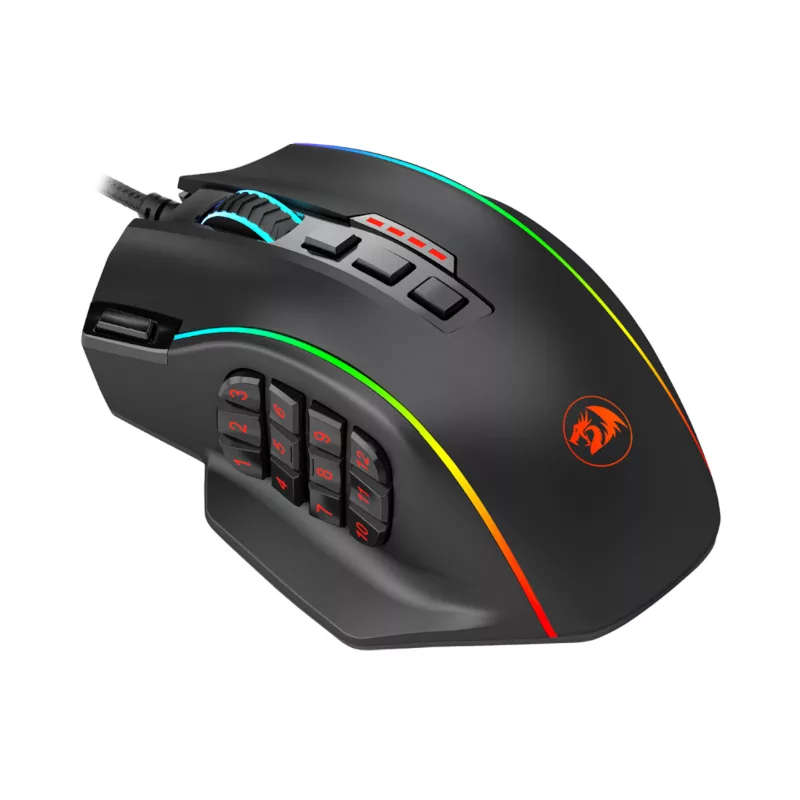Redragon Perdiction 4 MMO Ergo Gaming Mouse Black