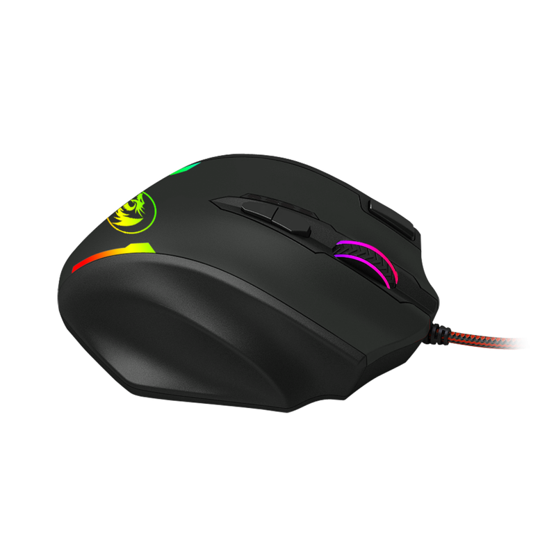 Redragon Impact 12400DPI MMO Gaming Mouse - Black