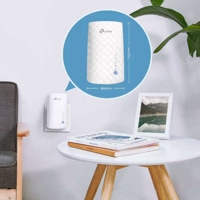 TP-Link RE190 AC750 Wi-Fi 5 Range Extender Network White