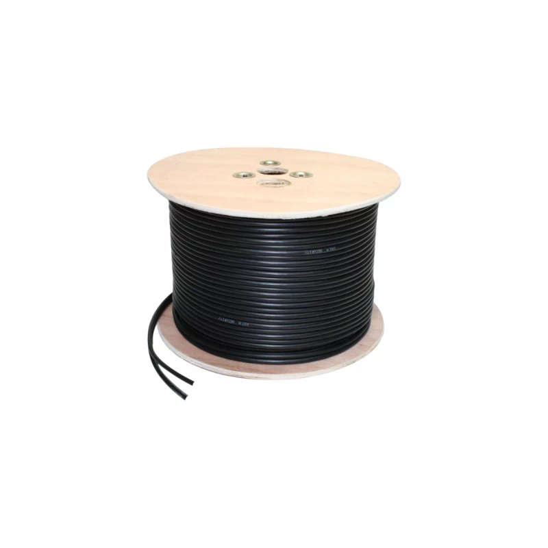Pinnsec Commercial RG59 Coaxial and Power Cable for CCTV 300m Roll